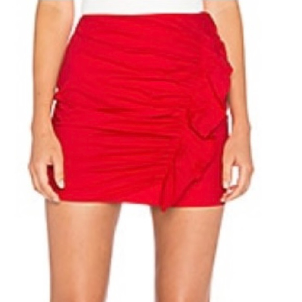 Lovers + Friends X Revolve Lisa Red Mini Skirt
